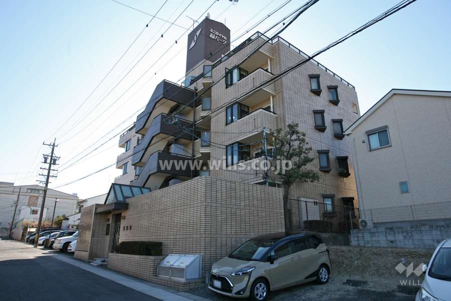 ユニロイヤル緑パークの外観（北西側から）