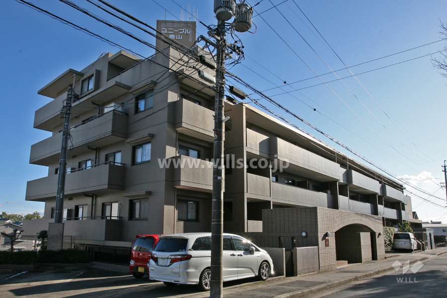 ユニーブル鹿山の外観(北西側から)