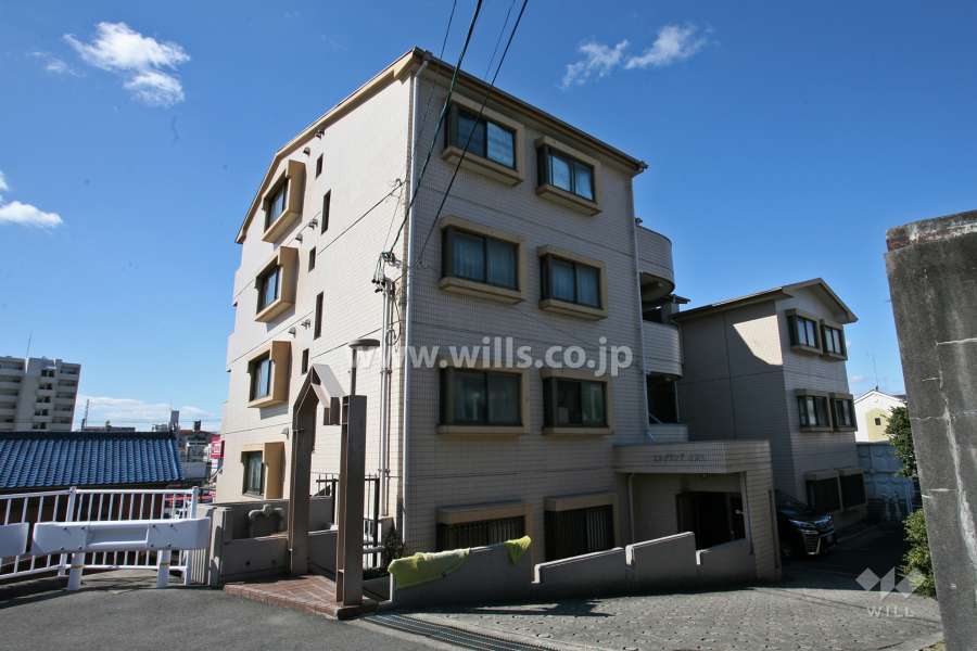 エルグランデ左京山北側の外観（北東側から）