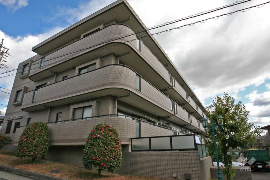 ライオンズヴィアーレ鹿山B棟の外観(西側から)