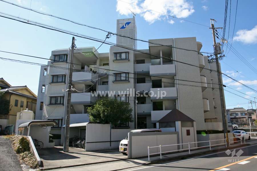 ユニーブル緑ヶ丘3の外観（北側から）