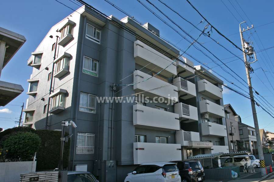 真栄マンション緑ヶ丘の外観(北東側から)