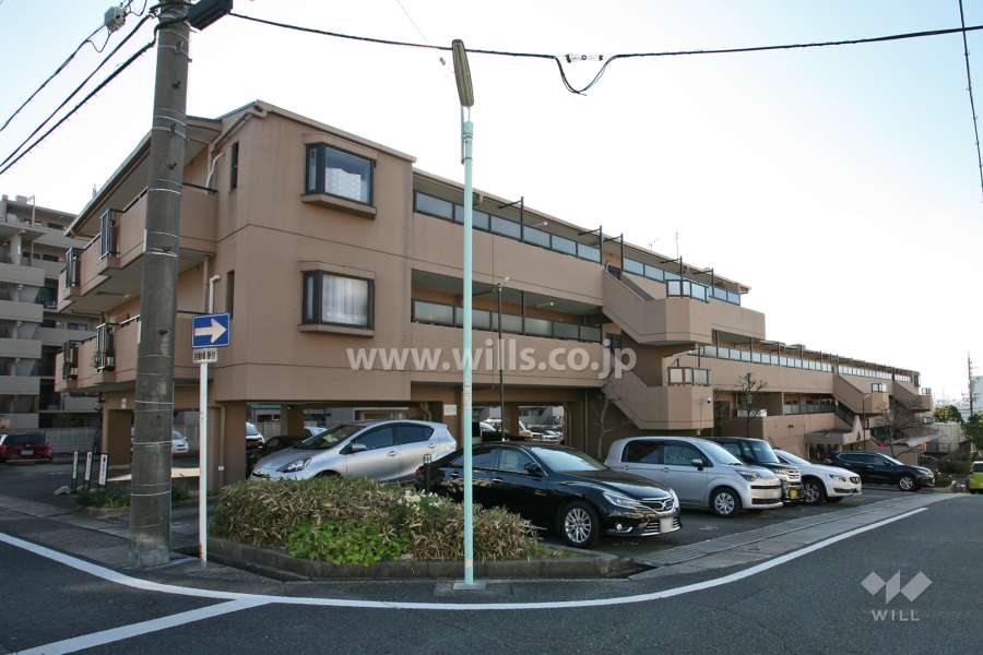 ラビデンス松ヶ根N館の外観（北東側から）