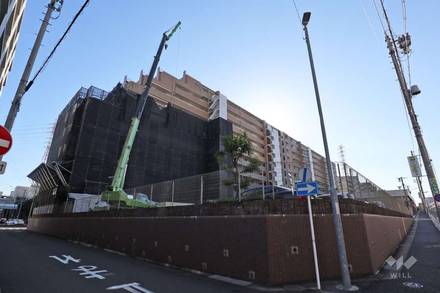 フロンティアグリーンフォートの外観（北東側から）