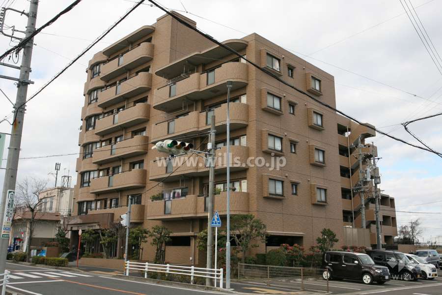 ライオンズマンション大高の外観（東側から）
