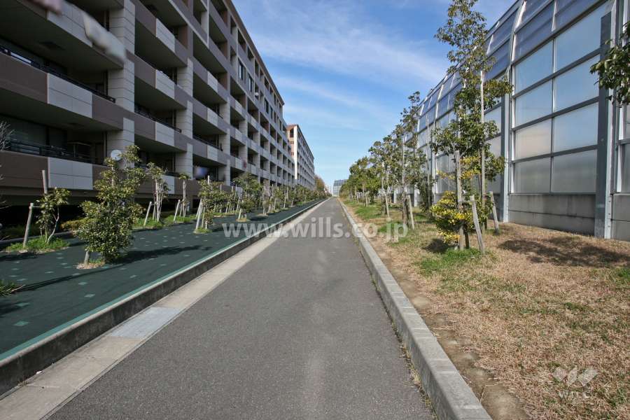 敷地南東側は高速道路と国道302号に隣接しています。