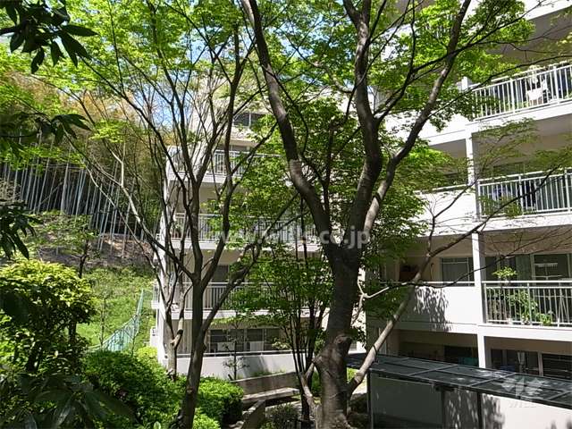 東急ドエルアルス緑地公園D棟の外観（南側から）