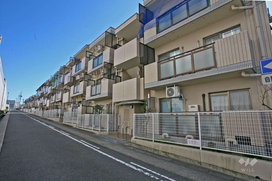 シティコーポ第二滝の水1号館の外観(北側から)