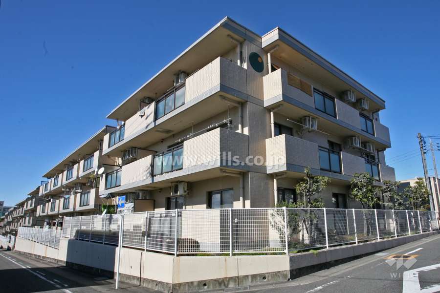 シティコーポ第二滝の水5号館の外観(南側から)