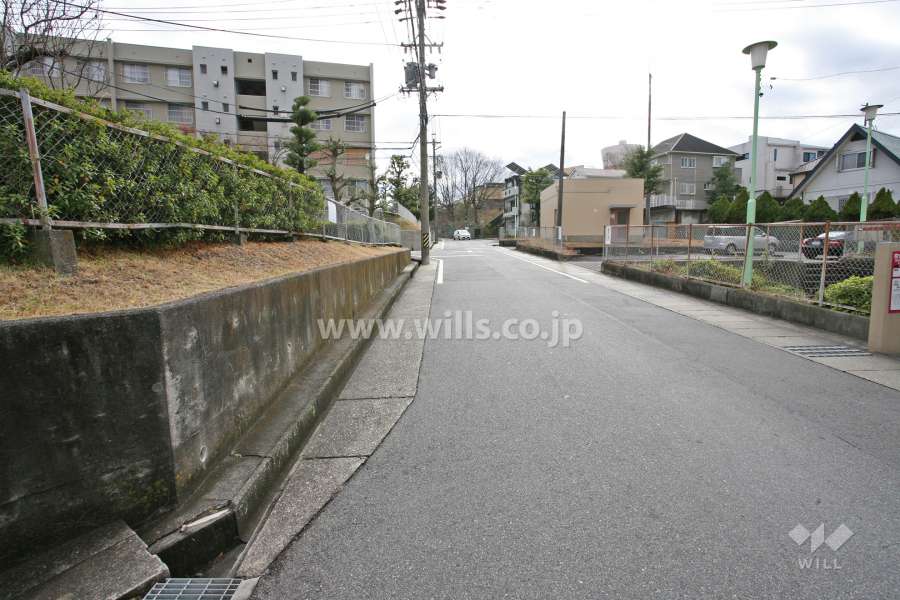 敷地南側の前面道路