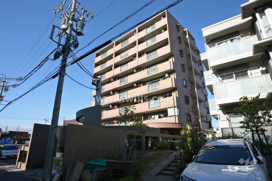 サンハウス大高駅2の外観（南東側から）