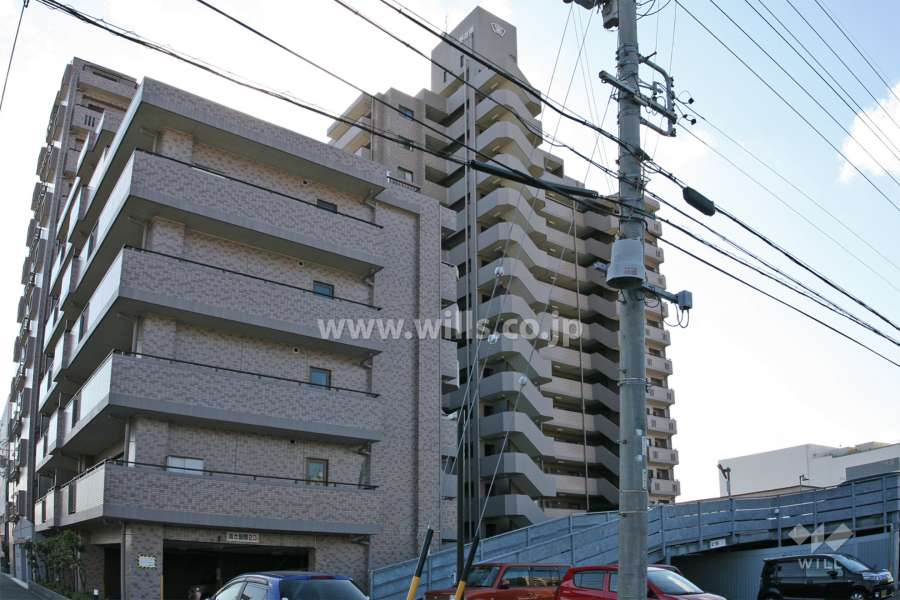 宝マンション野並南の外観(北東側から)