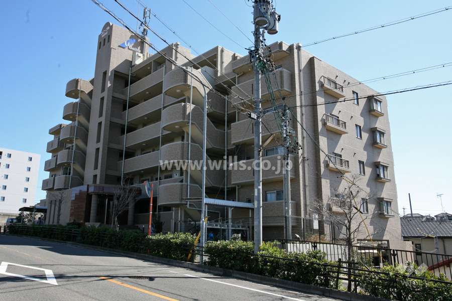 ユニーブル有松の丘の外観（北西側から）