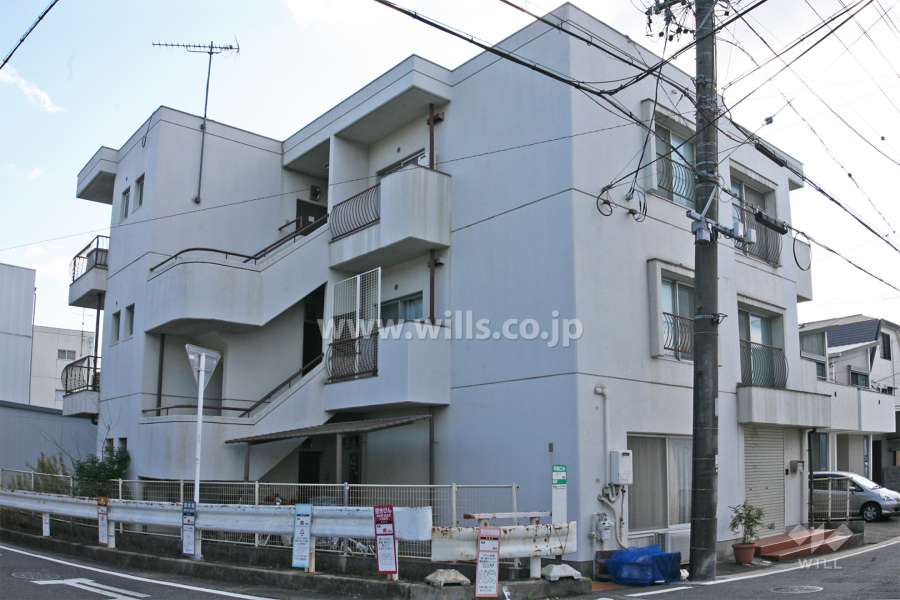 最中マンションの外観(北西側から)