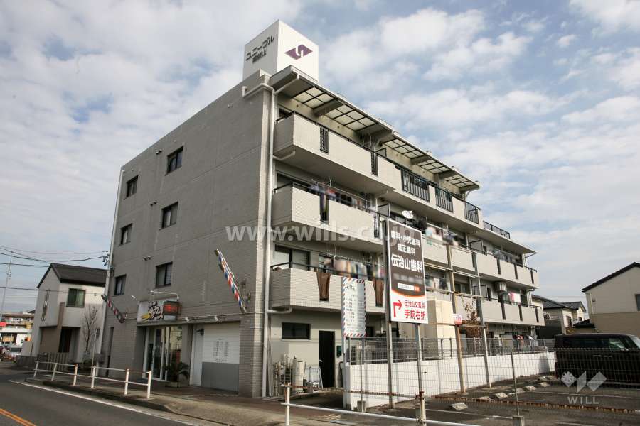 ユニーブル薬師山の外観(南西側から)