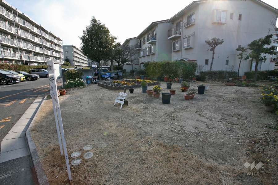 敷地内にある花壇