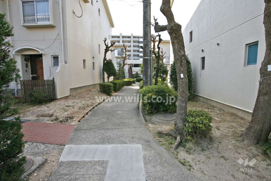 7号棟と8号棟の間の通路