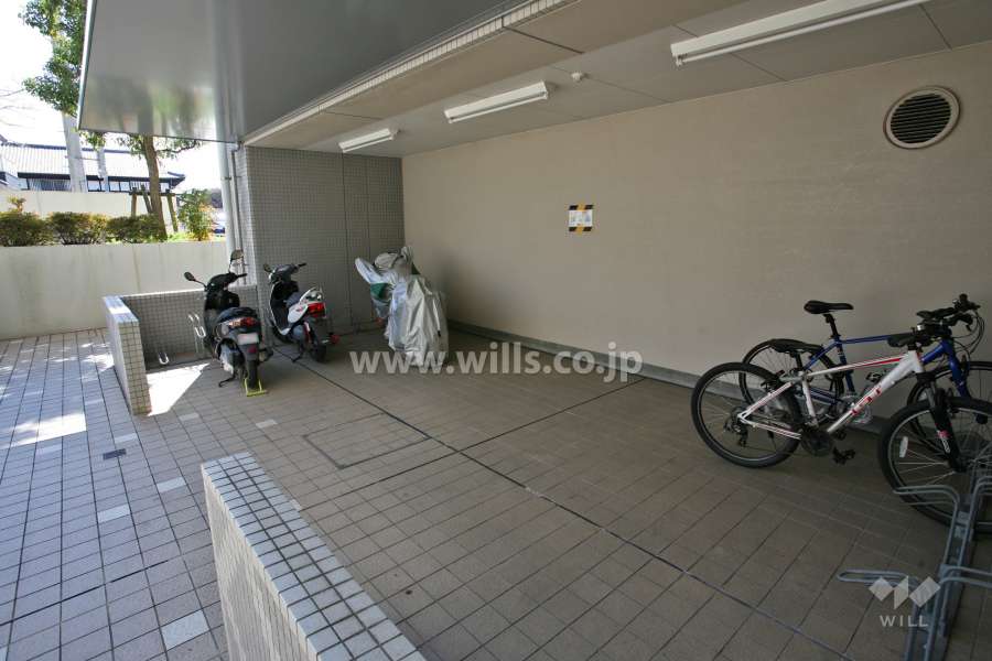駐輪場とバイク置場