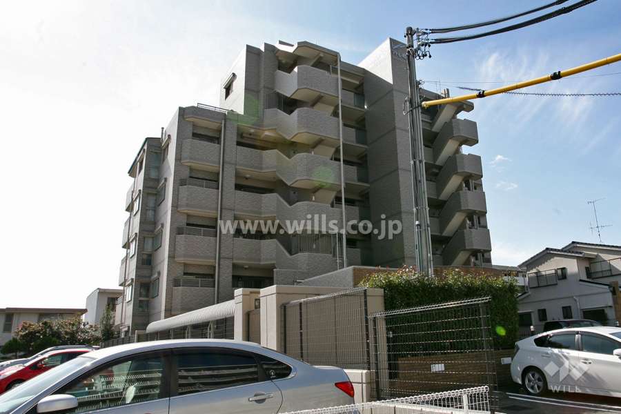 サンマンションアトレ鳴子2の外観（北東側から）