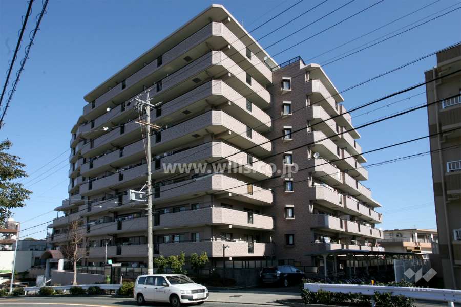 宝マンション鳴子の外観(南西側から)