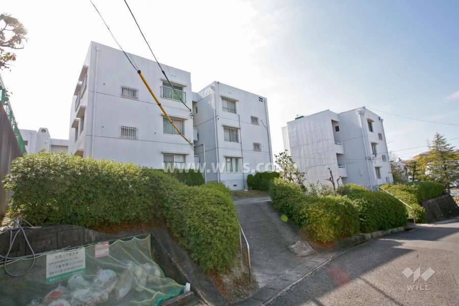 有松グリーンハイツ22号棟の外観(北東側から)