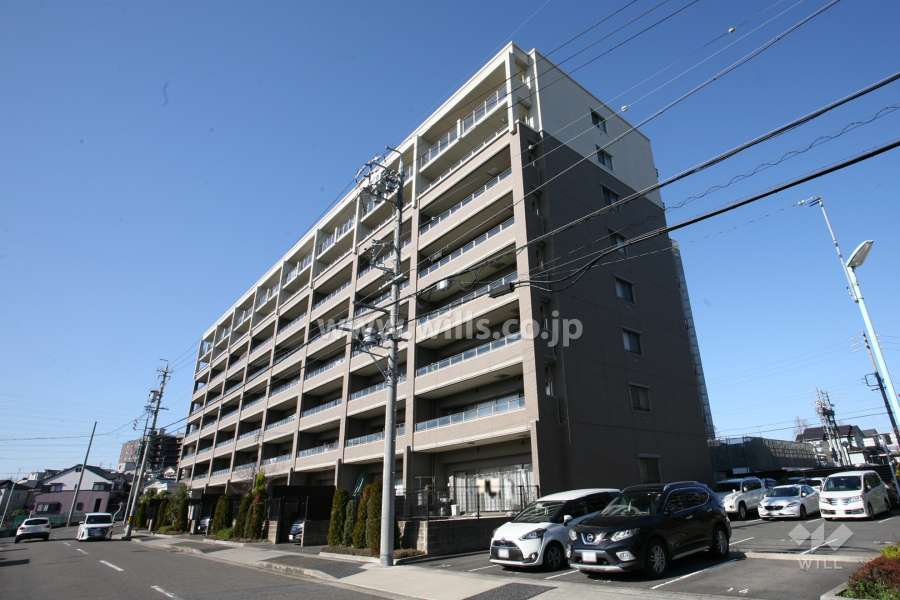 ポレスター有松パークヒルズの外観（東側から）