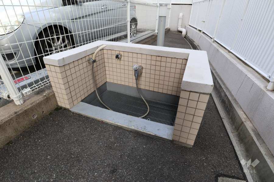 ペット足洗い場