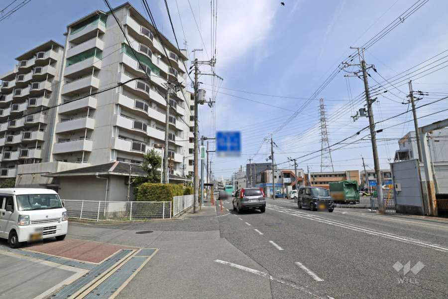 敷地南側の前面道路（西宮豊中線）