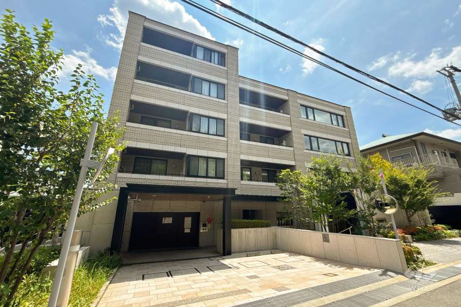 ウェリス東芦屋町の外観（北東側から）