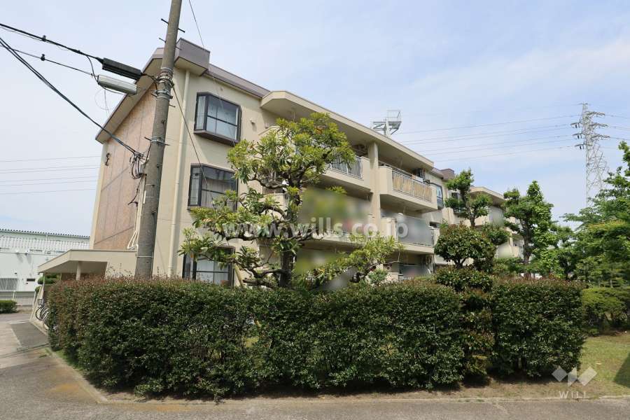 幸心東住宅3号棟の外観（南西側から）