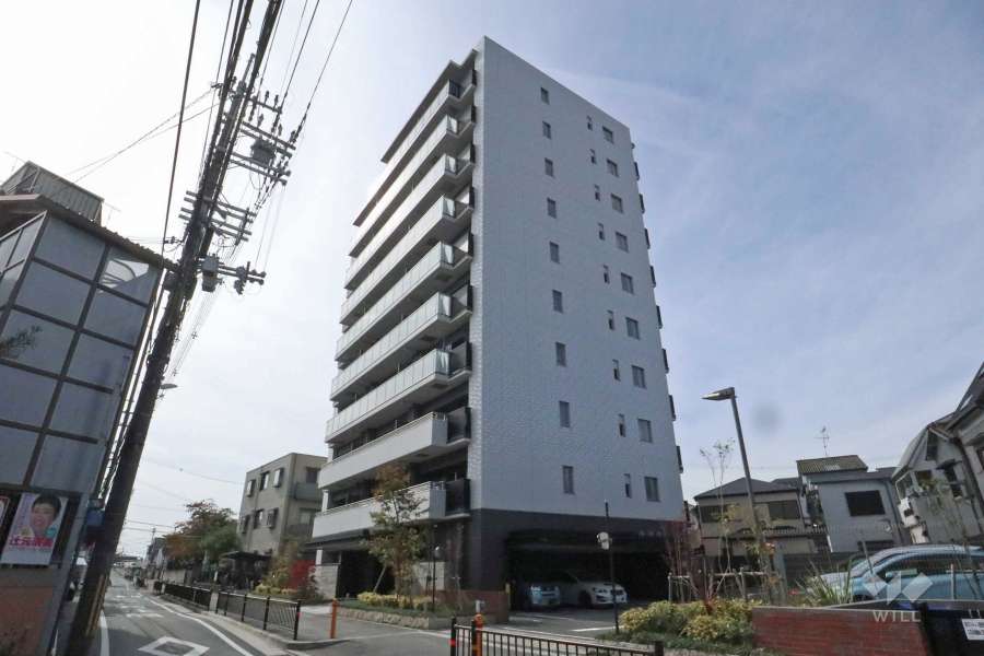 ユニハイム高槻レジデンスの外観（北東側から）