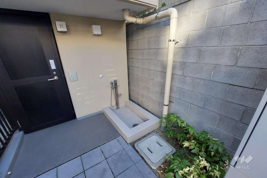 ペット足洗い場