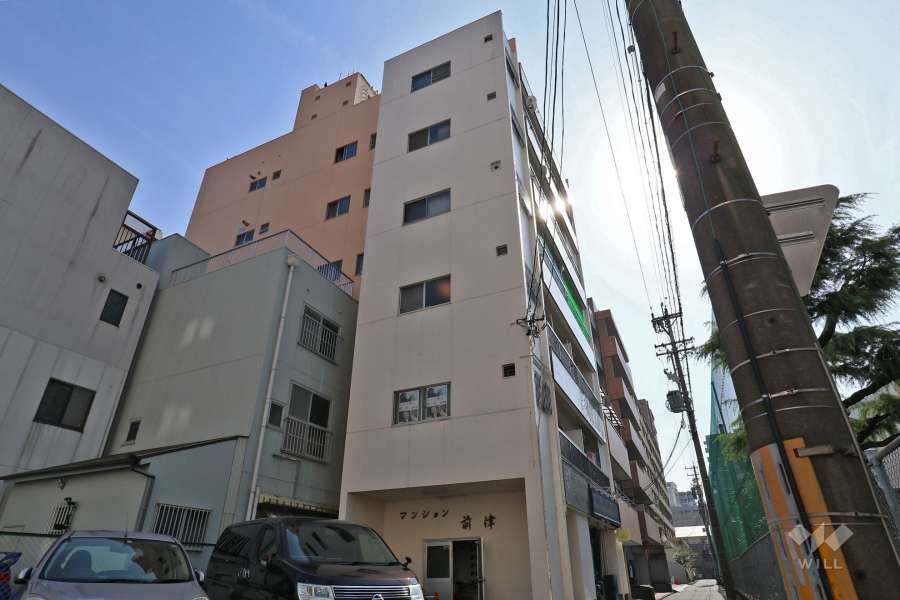 マンション前津の外観（北西側から）