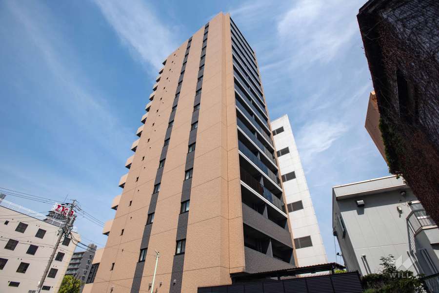 オープンレジデンシア名古屋センタープレイスの外観（南西側から）