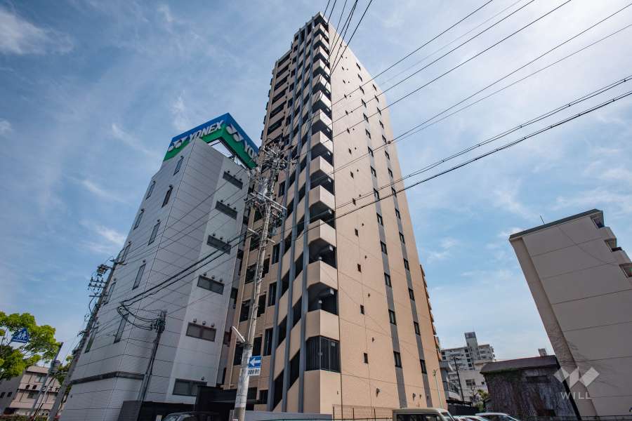 オープンレジデンシア名古屋センタープレイスの外観（北西側から）