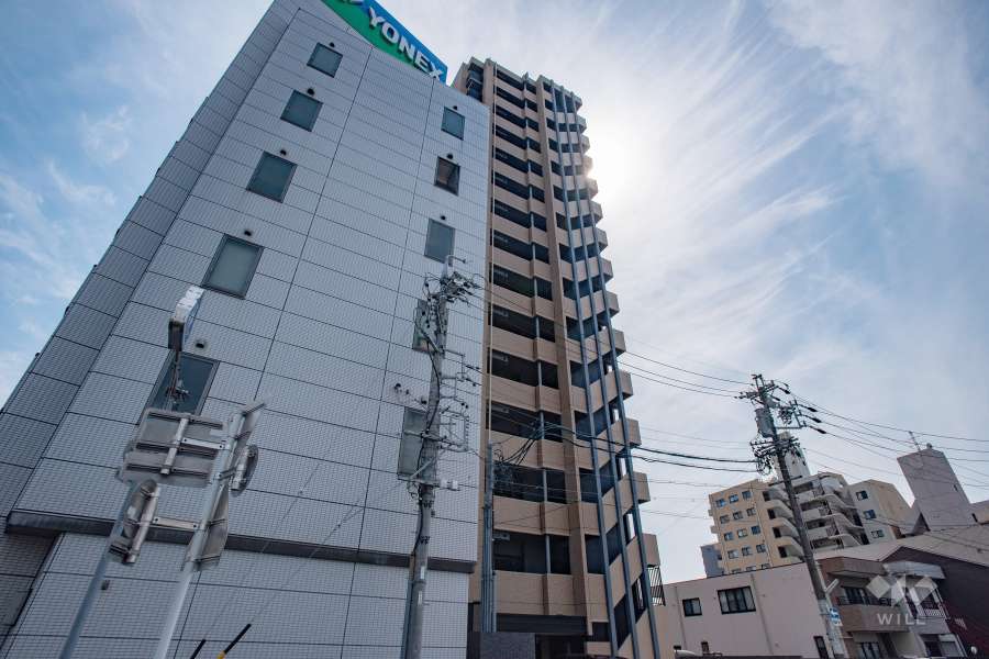 オープンレジデンシア名古屋センタープレイスの外観（北東側から）