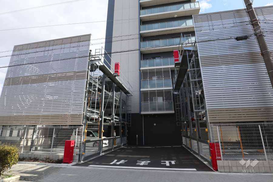 駐車場の出入り口・敷地内駐車場（屋外機械式）