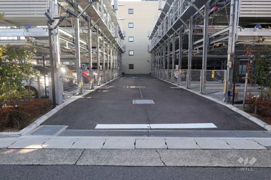 駐車場の出入口