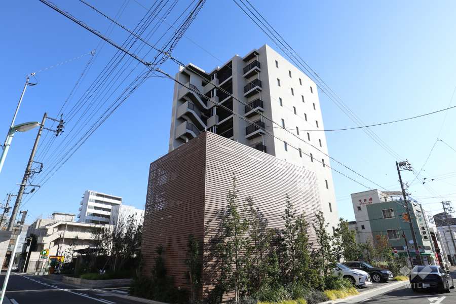 バンベールNAGOYAフォレスタ　Sの外観（北西側から）