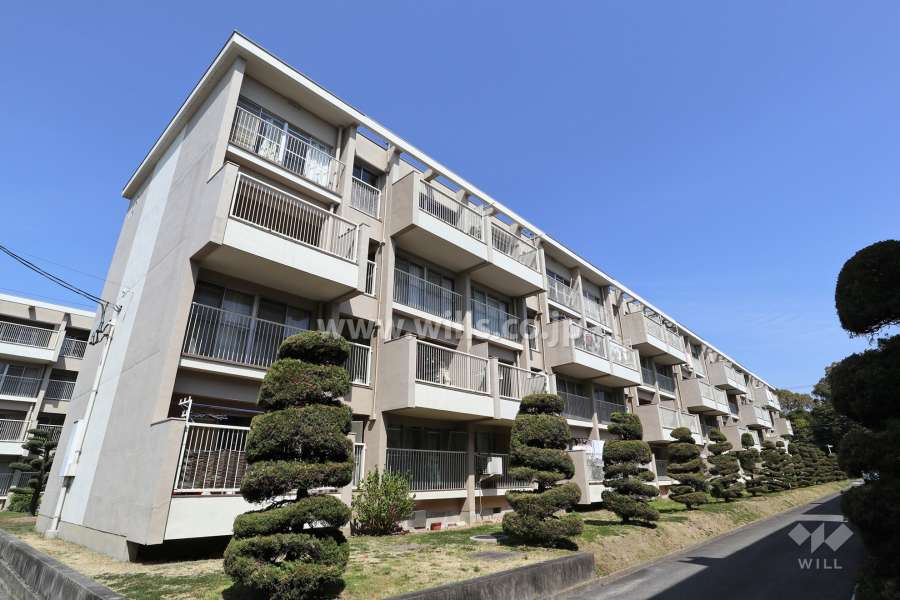 大森東住宅16号棟の外観（南西側から）