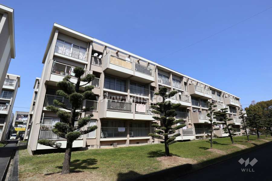 大森東住宅17号棟の外観（南西側から）