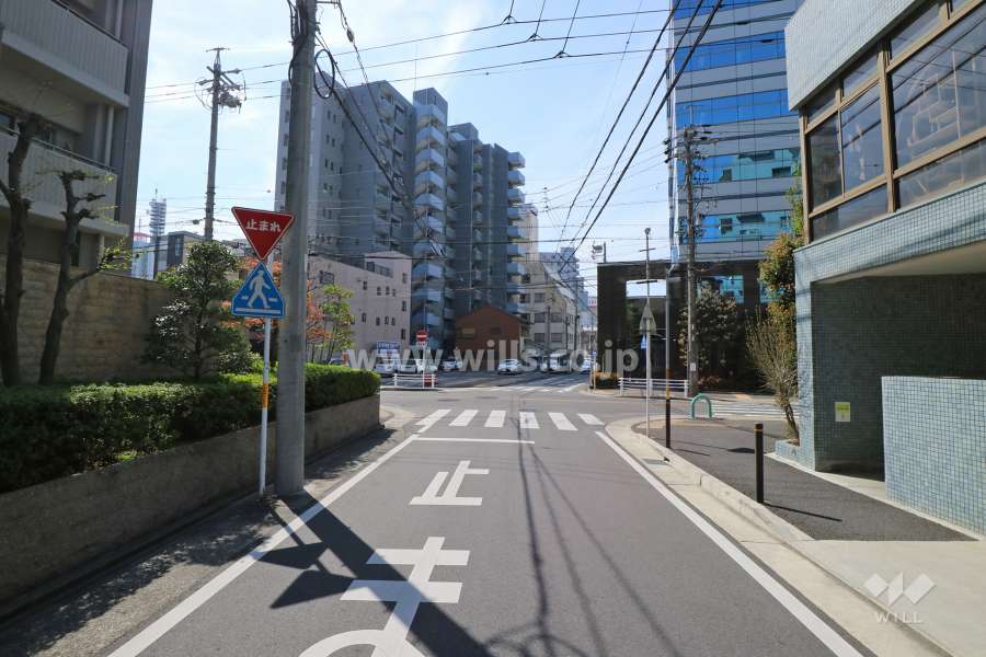 敷地南側の外観（東側から）