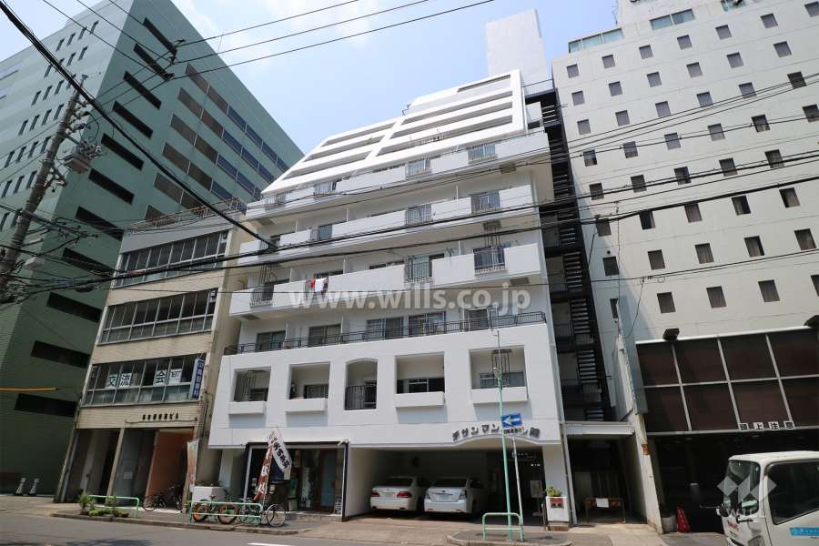 チサンマンション錦の外観（北東側から）