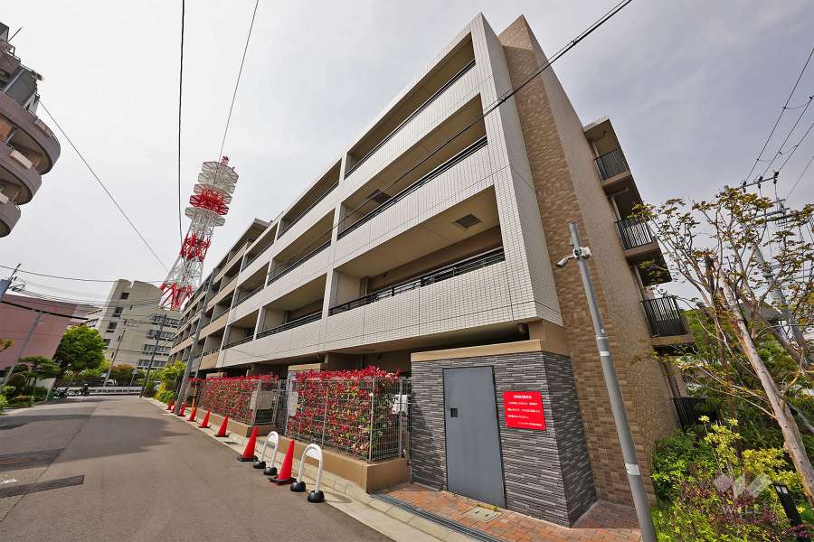 アービング　グラン甲子園口の外観（南東側から）