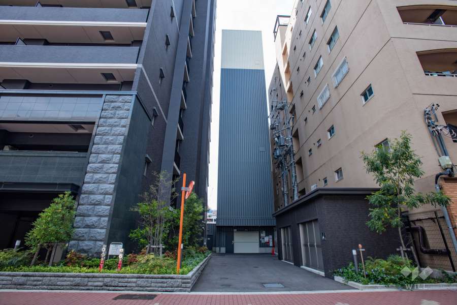 駐車場の出入り口
