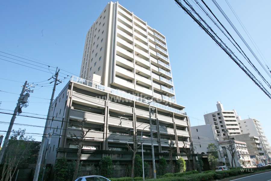 デュオヒルズ植田の外観（西側から）