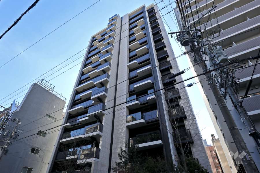 パークホームズ今池ステーションプレミアの外観（北側から）