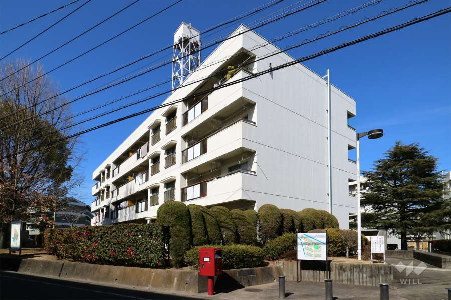 丸山住宅1号棟の外観（南東側から）