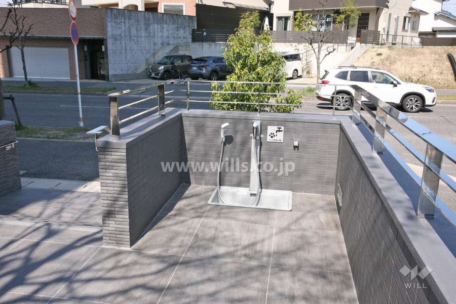 ペット足洗い場