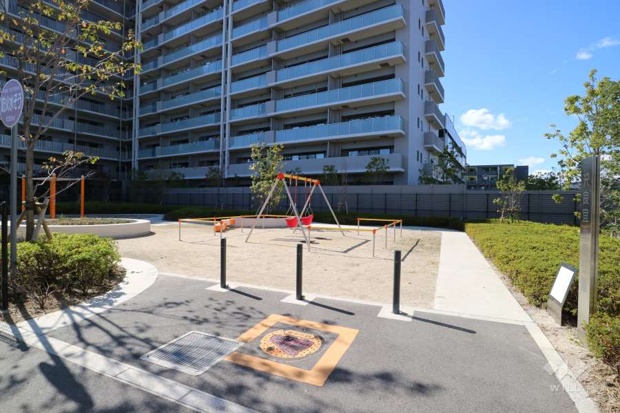 敷地に隣接する公園